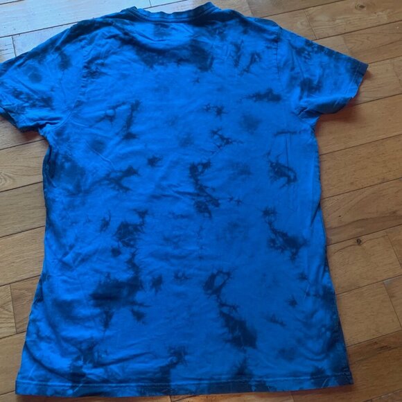 Naruto Shippuden Tie Dye Anime Graphic Tee Blue Black Medium - Picture 8 of 8